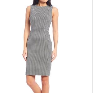 Calvin Klein Dot Print Sheath Dress